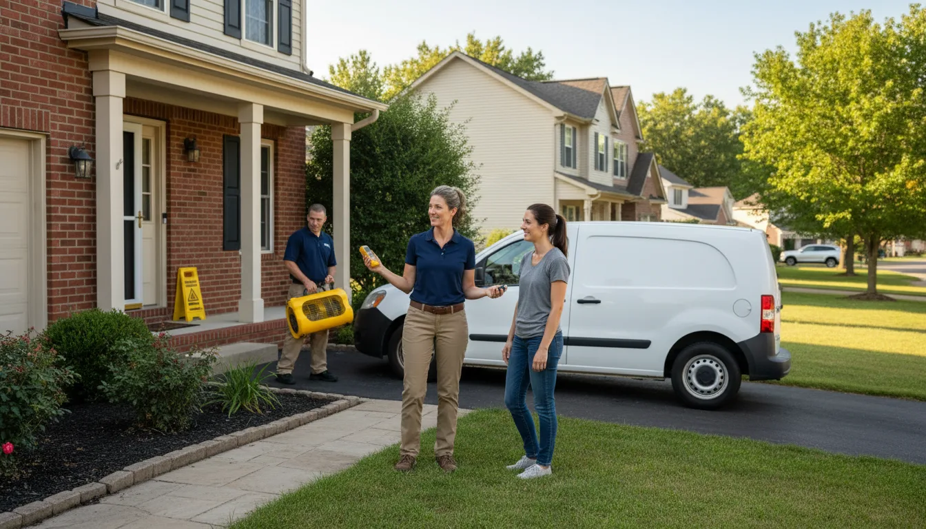 Water restoration image for Water Damage & Restoration Services in Bryans Road, MD
